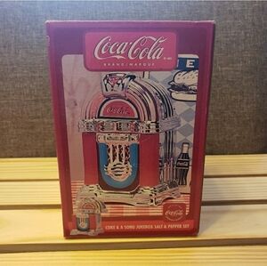 Coca-cola Coke and a Song Salt‎ & Pepper Shaker NIB